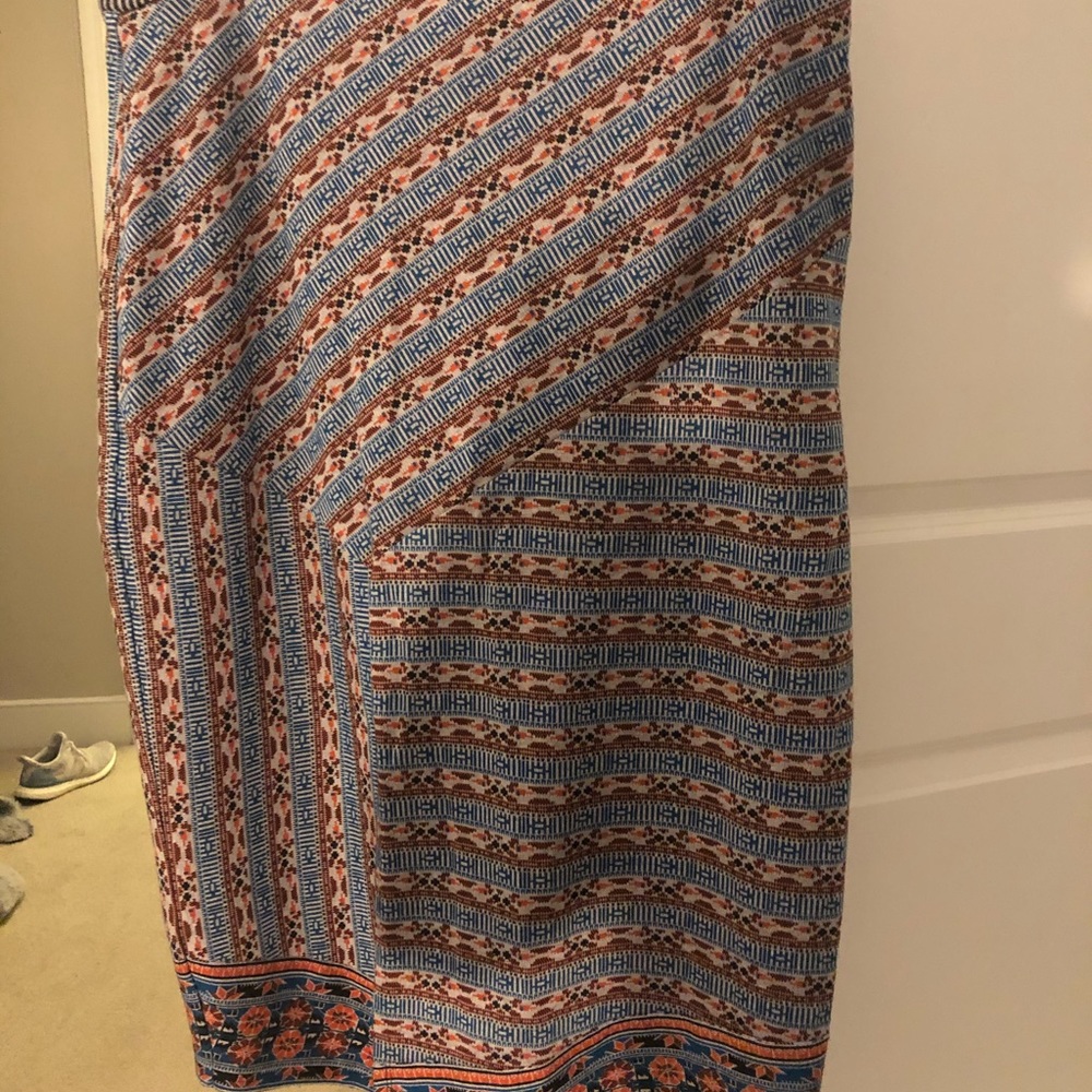 Anthropologie sweater wrap skirt